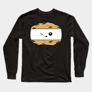 Cookie Ice Cream Sandwhich Long Sleeve T-Shirt